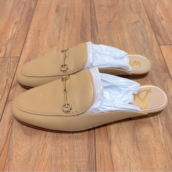 NIB Sam Edelman Linnie Bit Mule in French Sand Leather - Picture 9 of 14